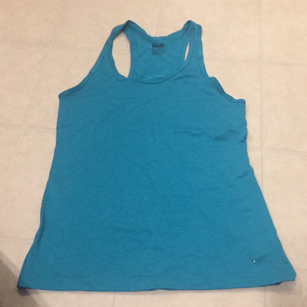 Teal Nike workout tank
